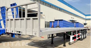 3 Axle Flatbed Semi Trailer will be sent to Papua New Guinea