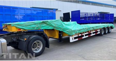 3 Axle Low Bed Semi Trailer will be sent to Papua New Guinea
