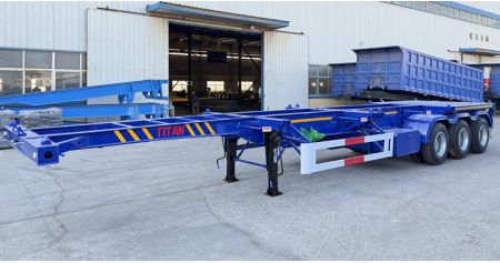 Tri Axle Container Chassis Trailer will be sent to Papua New Guinea