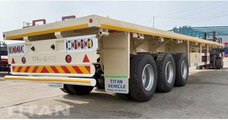 Tri Axle Flat Deck Trailer will be sent to Papua New Guinea