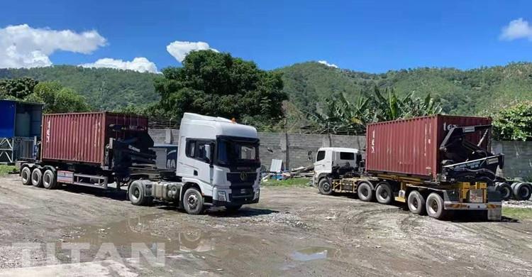 Feedback of 40ft Side Loader Trailer from Papua New Guinea Customer