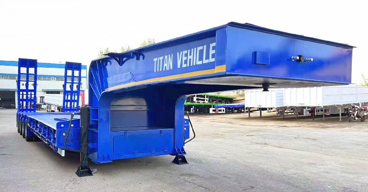 150 Ton Lowbed Trailer Truck for Sale in Papua New Guinea