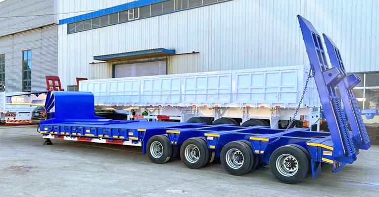 150 Ton Lowbed Trailer Truck for Sale in Papua New Guinea