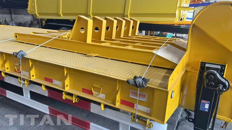 3 Axle Low Bed Semi Trailer for Sale in Papua New Guinea