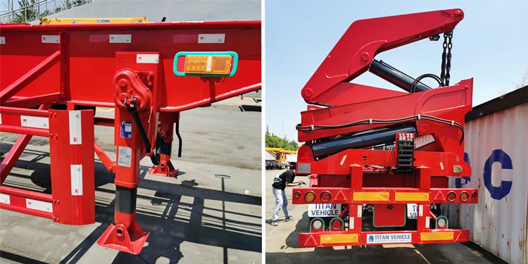Container Loader Trailer with Crane for Sale in Papua New Guinea