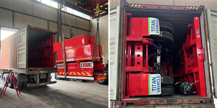 Tri Axle Trailer Flat Bed for Sale in Papua New Guinea