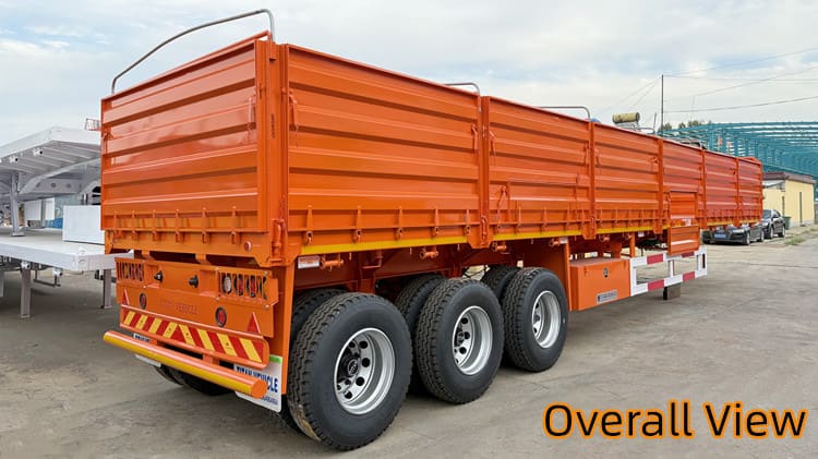 Triple Axle Drop Side Trailer for Sale in Papua New Guinea
