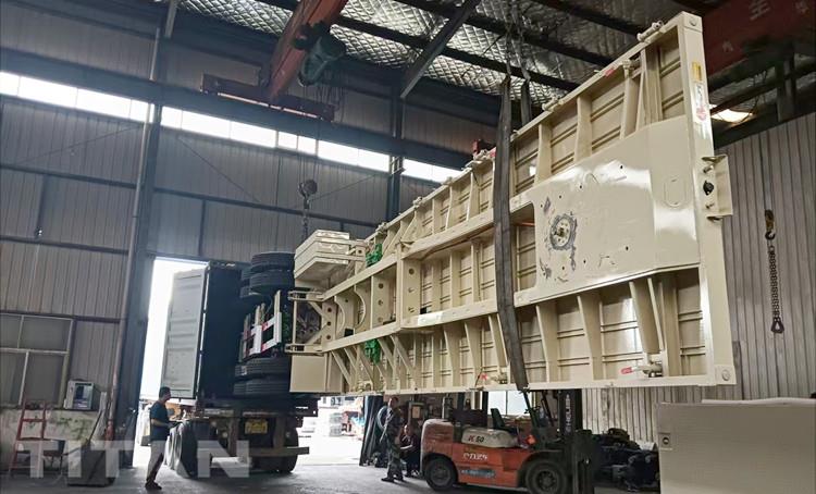 Tri Axle Flat Deck Trailer for Sale in Papua New Guinea