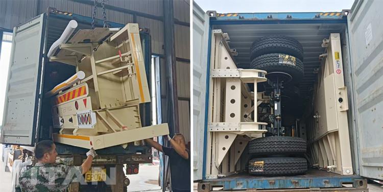 Tri Axle Flat Deck Trailer for Sale in Papua New Guinea