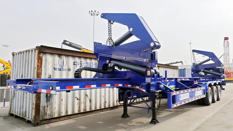 Container Sideloader Trailer with Crane for Sale in Papua New Guinea