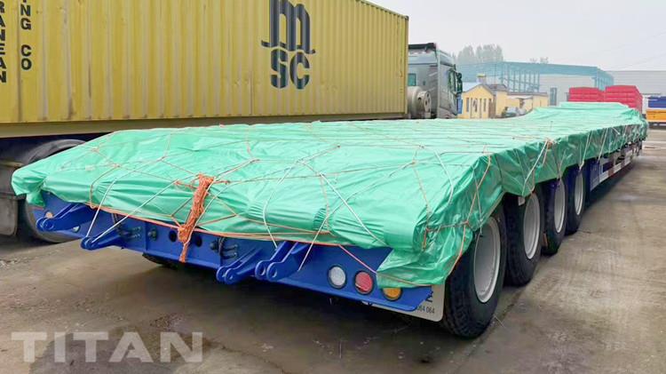 4 Axle Semi Low Loader Trailer for Sale in Papua New Guinea