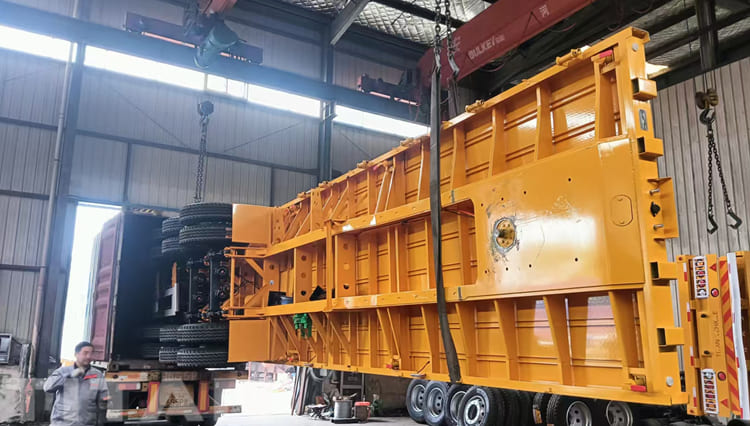 4 Axle 40 Ft Flatbed Semi Trailer for Sale in Papua New Guinea