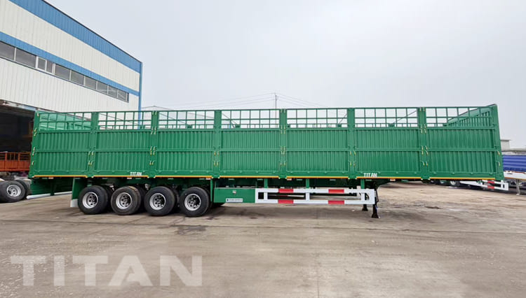 Fence Cargo Semi Trailer for Sale in Papua New Guinea