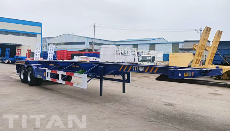 40 ft Container Chassis Trailer for Sale in Papua New Guinea