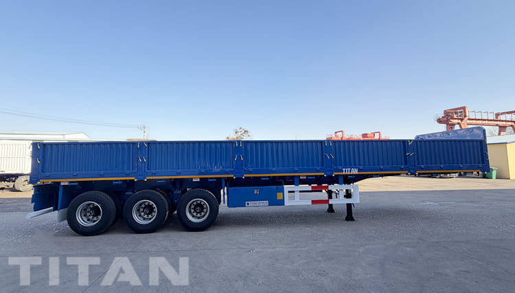 3 Axle Side Wall Semi Trailer for Sale in Papua New Guinea