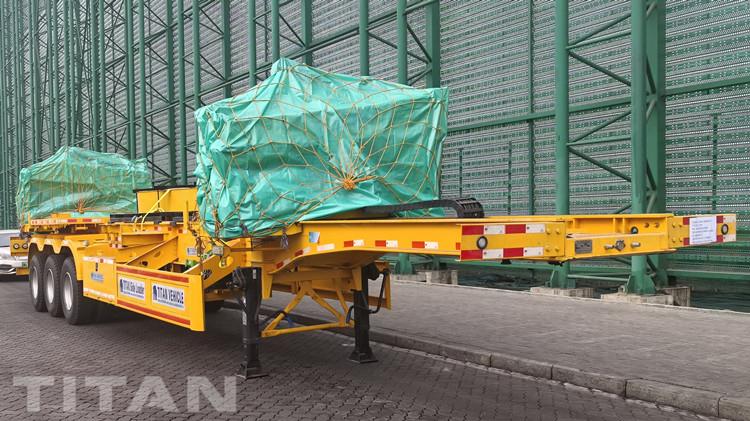 37 Ton Side Loader for 40ft Container Transport in Papua New Guinea