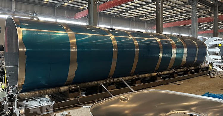 3 Axle Aluminum Fuel Tank Trailer for Sale in Papua New Guinea