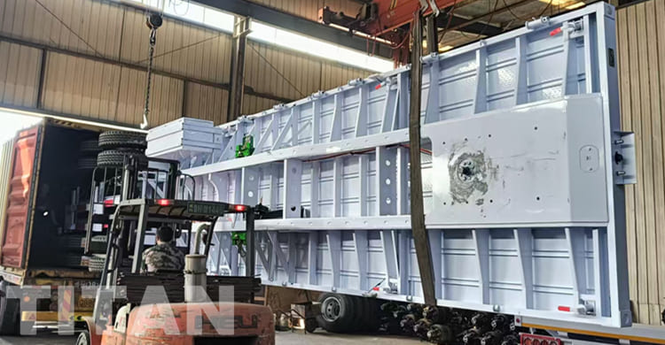 40 Foot Flatbed Semi Trailer for Sale in Papua New Guinea