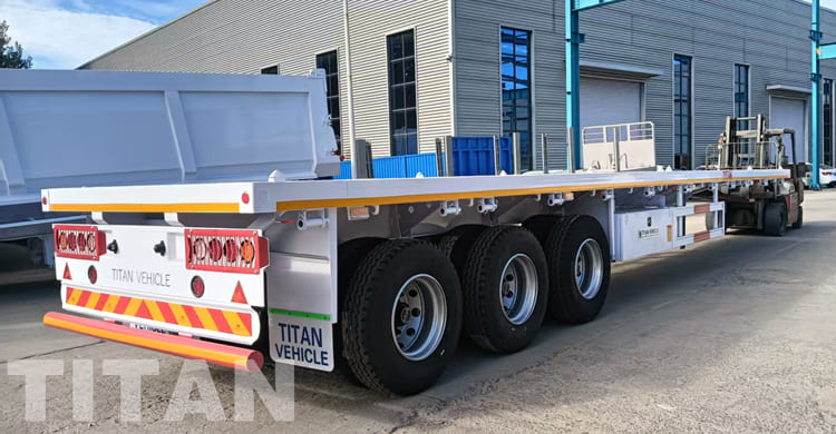 40 Foot Flatbed Semi Trailer for Sale in Papua New Guinea