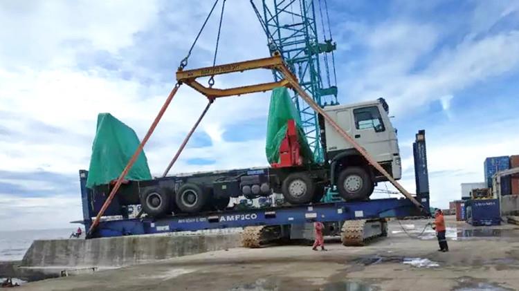Shipping Package Services of Side Loader in Papua New Guinea