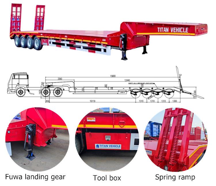 34 Axle Low Bed Trailer for Sale in Papua New Guinea