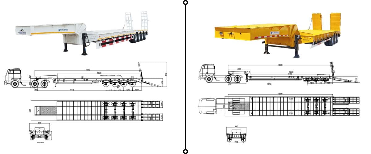 Lowbed Trailer for Sale in Papua New Guinea
