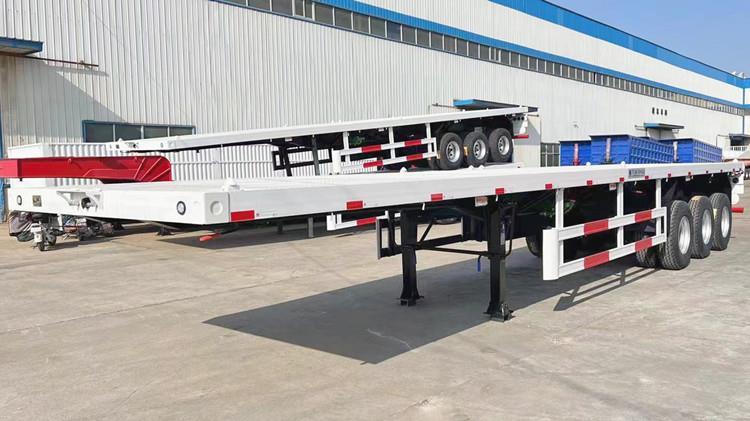 3 Axle 40 Foot Flatbed Semi Trailer for Sale in Papua New Guinea Port Moresby