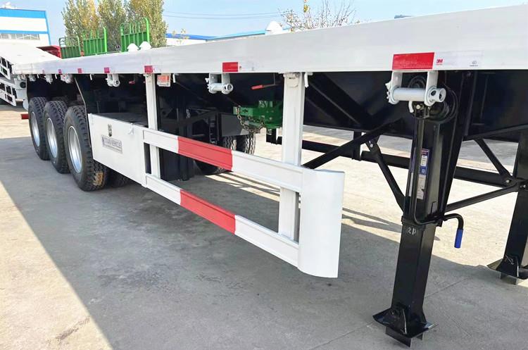 3 Axle 40 Foot Flatbed Semi Trailer for Sale in Papua New Guinea Port Moresby