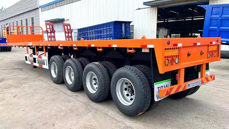 How Much Does a Flatbed Trailer Cost? 4 Axle Flatbed Trailer Price in Papua New Guinea