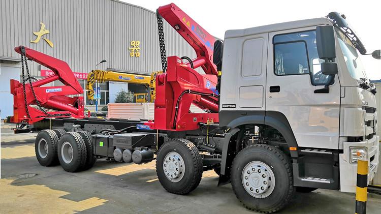 20ft Container Side Lifter Self Loader Truck for Sale in Papua New Guinea