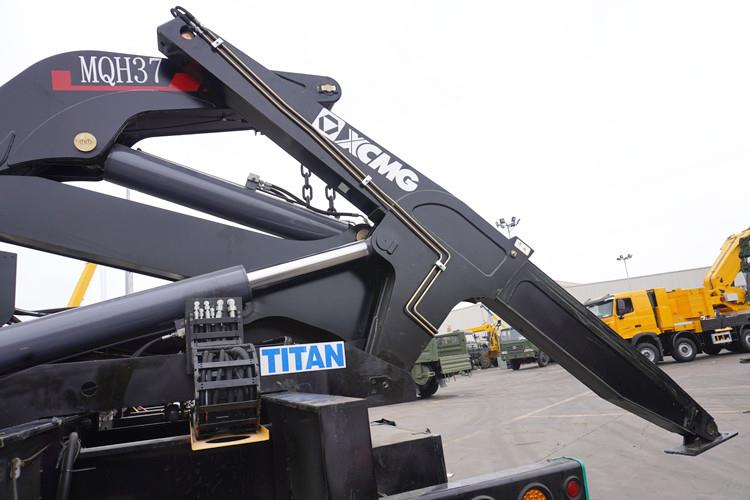40FT Container Side Lifter Trailer with Crane for Sale in Papua New Guinea Port Moresby