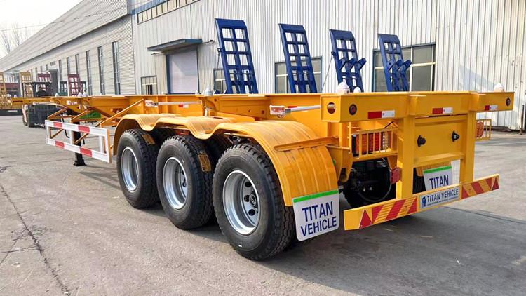 40FT Container Chassis Semi Trailer for Sale in Papua New Guinea