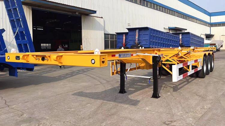 40FT Container Chassis Semi Trailer for Sale in Papua New Guinea
