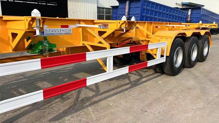 40FT Container Chassis Semi Trailer for Sale in Papua New Guinea