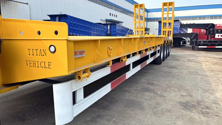 4 Axle Low Loader Truck Trailer for Sale in Papua New Guinea Lae
