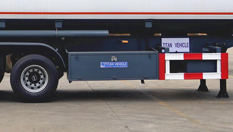 4 Axle 50000 Liters Fuel Transport Tanker Trailer with Airbag Suspension