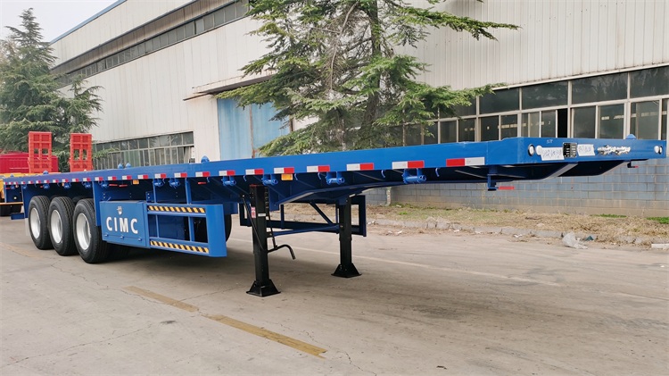 How Much Does a Flatbed Cost? CIMC 3 Axle Flatbed Trailer for Sale