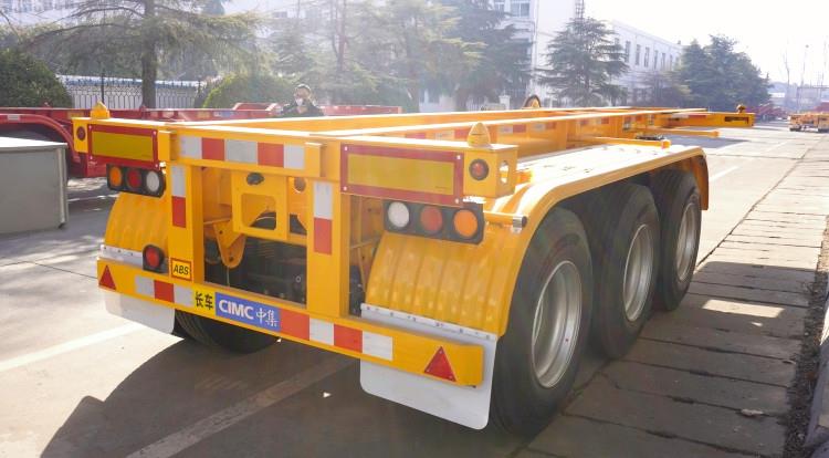 CIMC 3 Axle 20 FT Container Chassis Skel Trailer for Sale