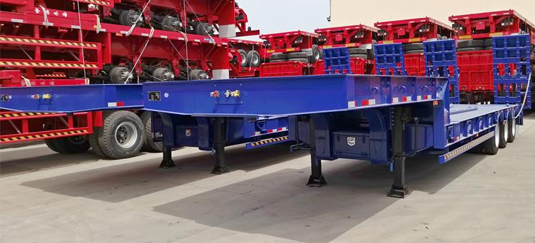 CIMC Tri Axle Drop Deck Trailer for Sale in Papua New Guinea