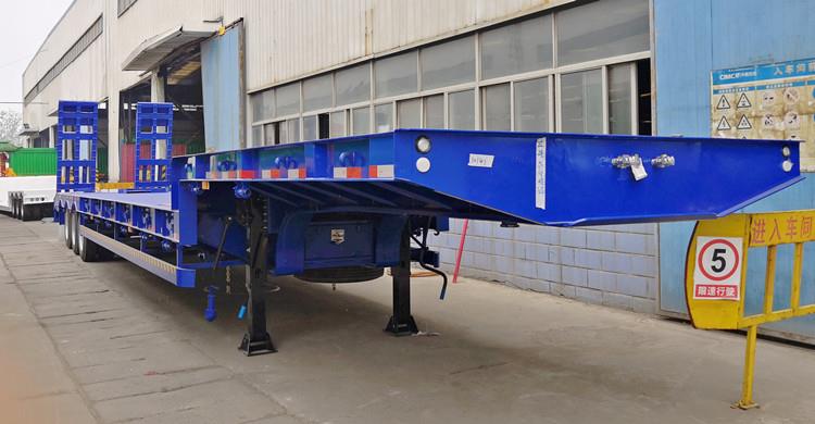 CIMC Tri Axle Drop Deck Trailer for Sale in Papua New Guinea