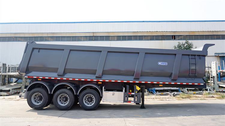 CIMC 60 Ton Hydraulic Tipper Trailer for Sale in Papua New Guinea