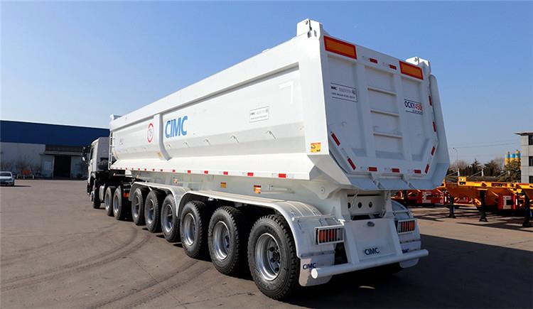 CIMC 6 Axle Dump Truck Trailer Price in Papua New Guinea