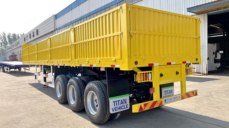 3 Axle Sidewall Trailer | Side Wall Semi Trailer for Sale in Papua New Guinea
