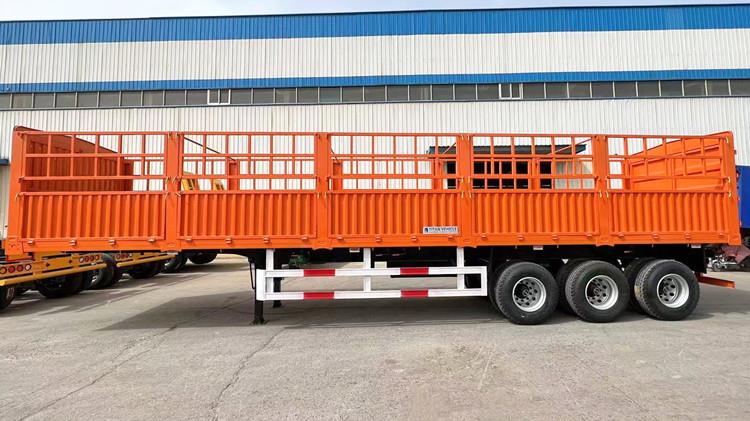 3 Axle 60 Ton Fence Semi Trailer for Sale in Papua New Guinea