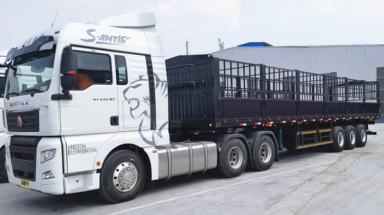 Tri Axle Stake Semi Trailer for Sale in Papua New Guinea