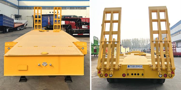 4 Axle Low Loader Truck Trailer for Sale in Papua New Guinea Lae