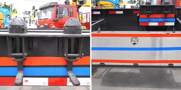 40FT Container Side Lifter Trailer with Crane for Sale in Papua New Guinea Port Moresby