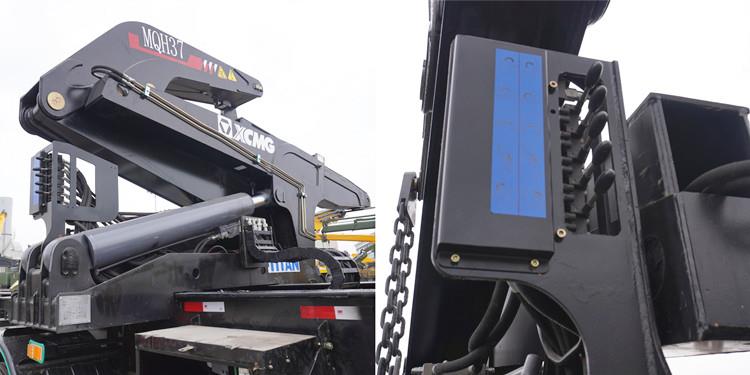 40FT Container Side Lifter Trailer with Crane for Sale in Papua New Guinea Port Moresby