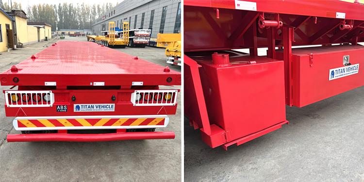 Tri Axle 40 FT Flatbed Trailer for Sale Price in Papua New Guinea Lae