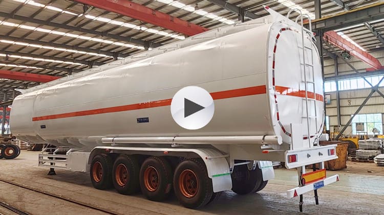 4 Axle Fuel Tanker Semi Trailer in Papua New Guinea